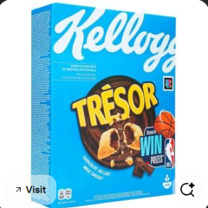 Kelloggs Tresor Milk Chocolate  410g