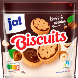 Biscuits crispy & creamy – yes! – 172g